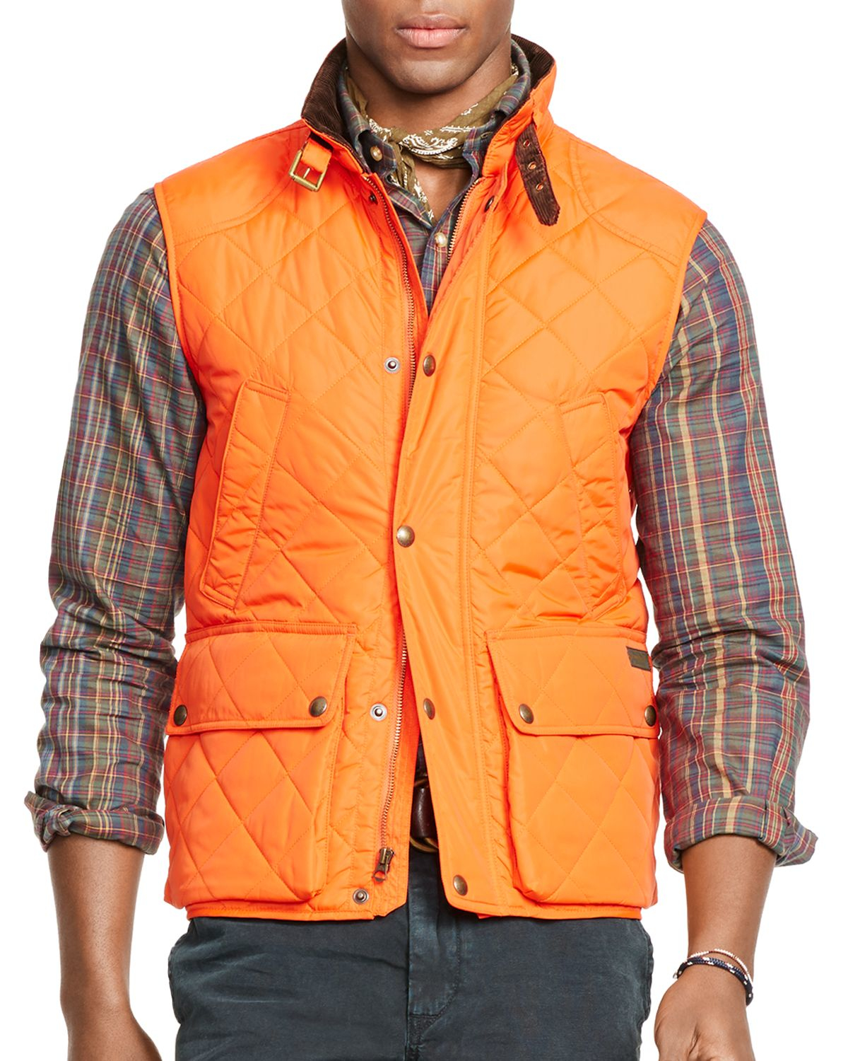 orange ralph lauren jacket