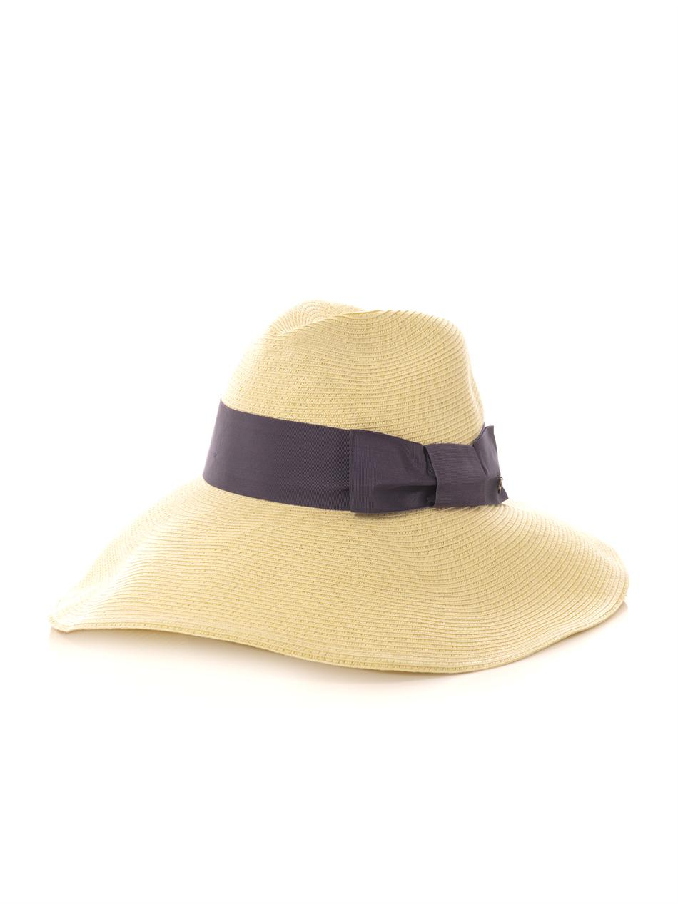 Gucci Straw Beach Hat in Natural | Lyst