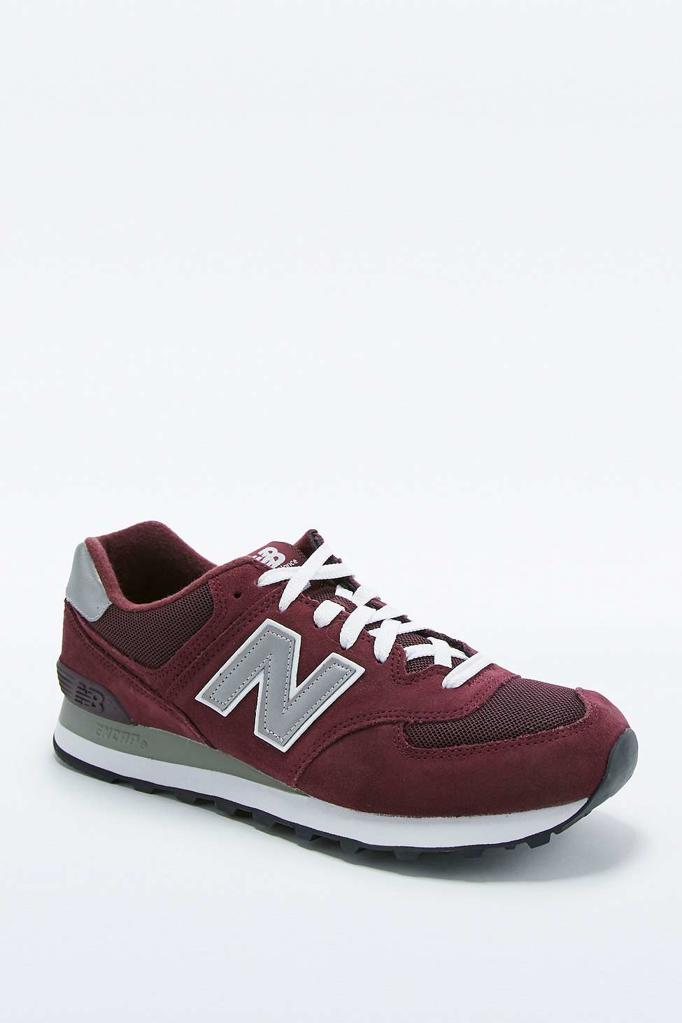 new balance m574 burgundy