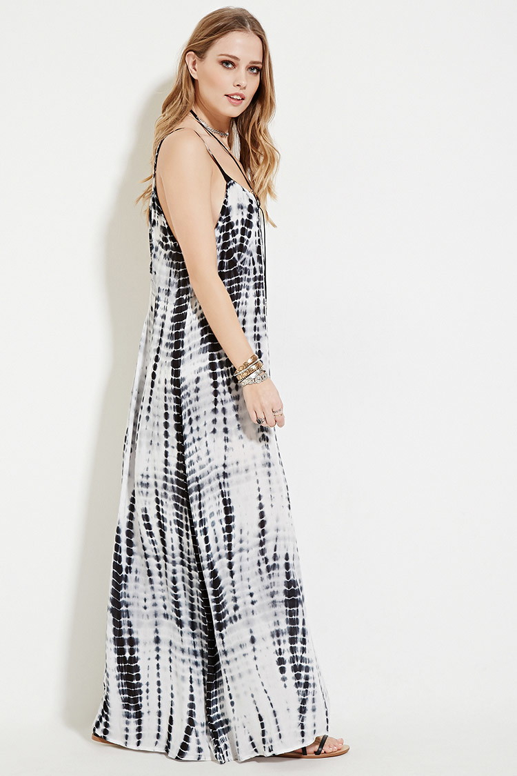 tie dye maxi dress forever 21