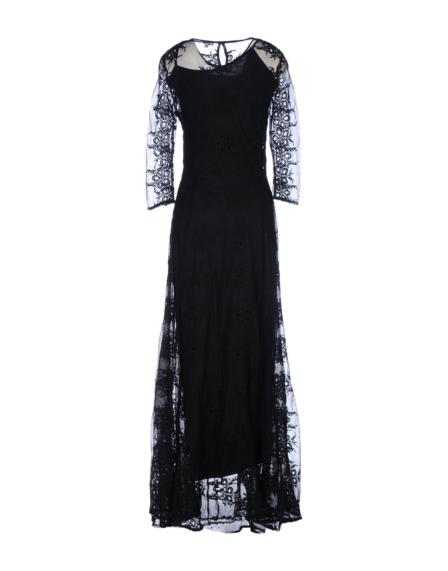 Lyst - Brigitte Bardot Long Dress in Black