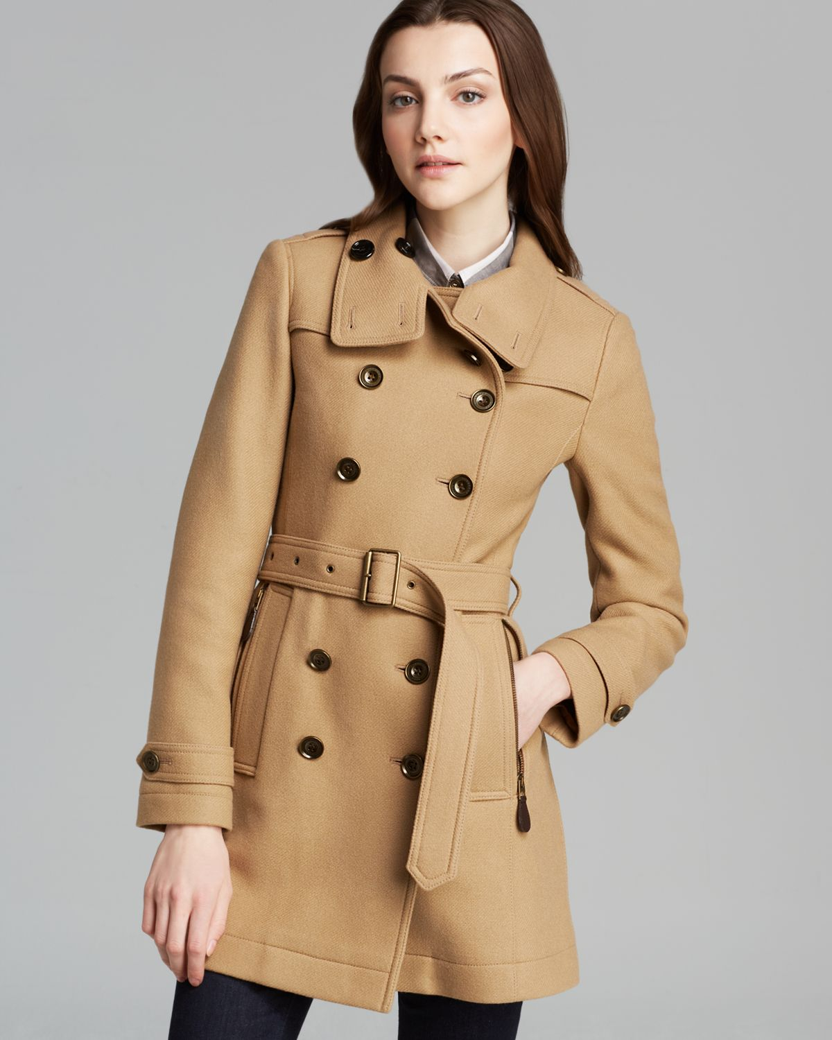 Burberry Brit Daylesmoore Coat in Camel (Natural) - Lyst