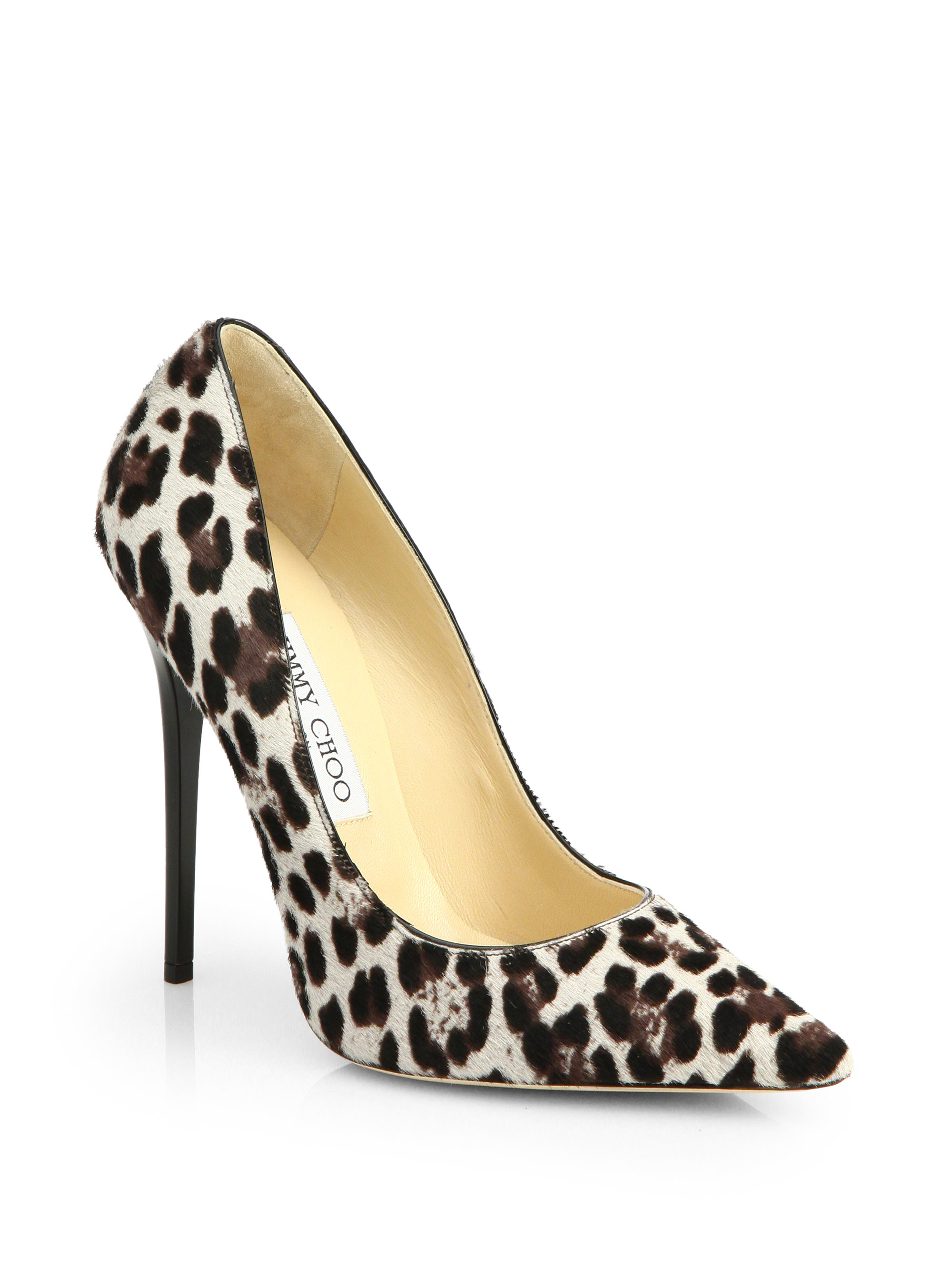 Jimmy choo Anouk LeopardPrint Calf Hair Pumps Lyst