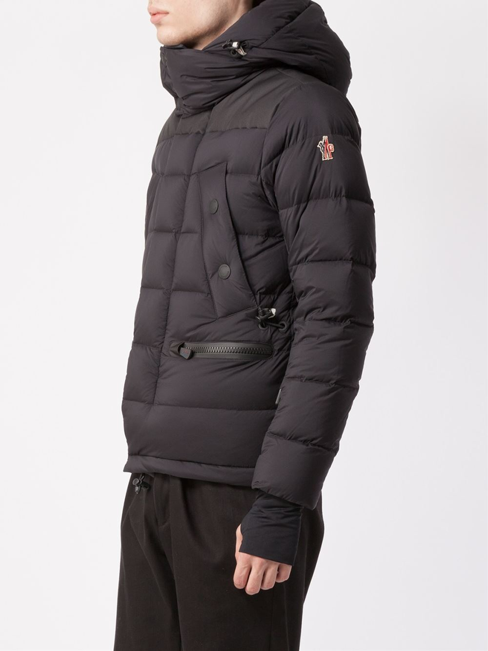 3 MONCLER GRENOBLE Goose 'anchorage' Padded Jacket in Black for Men - Lyst