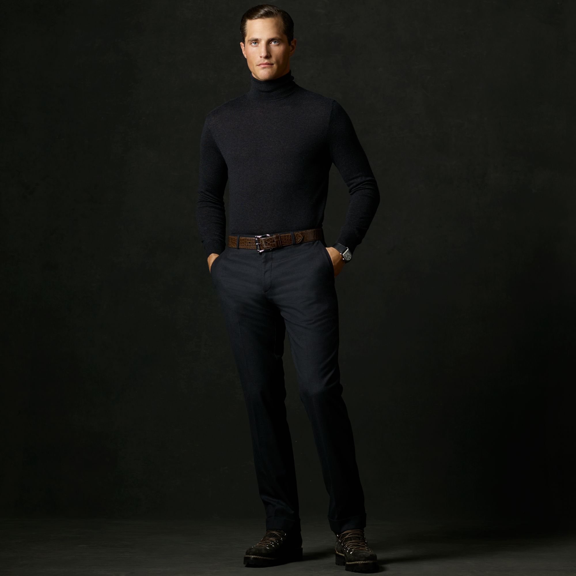 ralph lauren purple label turtleneck