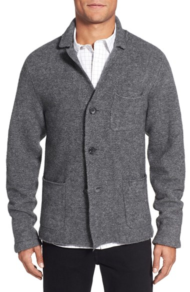lapel cardigan mens