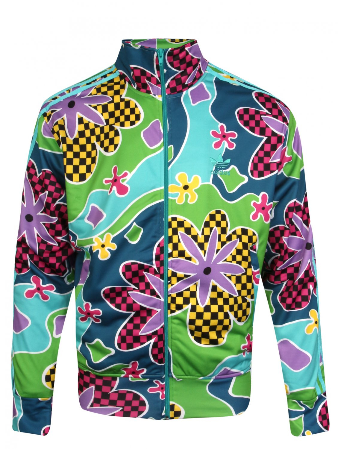 Jeremy Scott X Adidas Psychedelic Floral Shellsuit Jacket for Men | Lyst UK