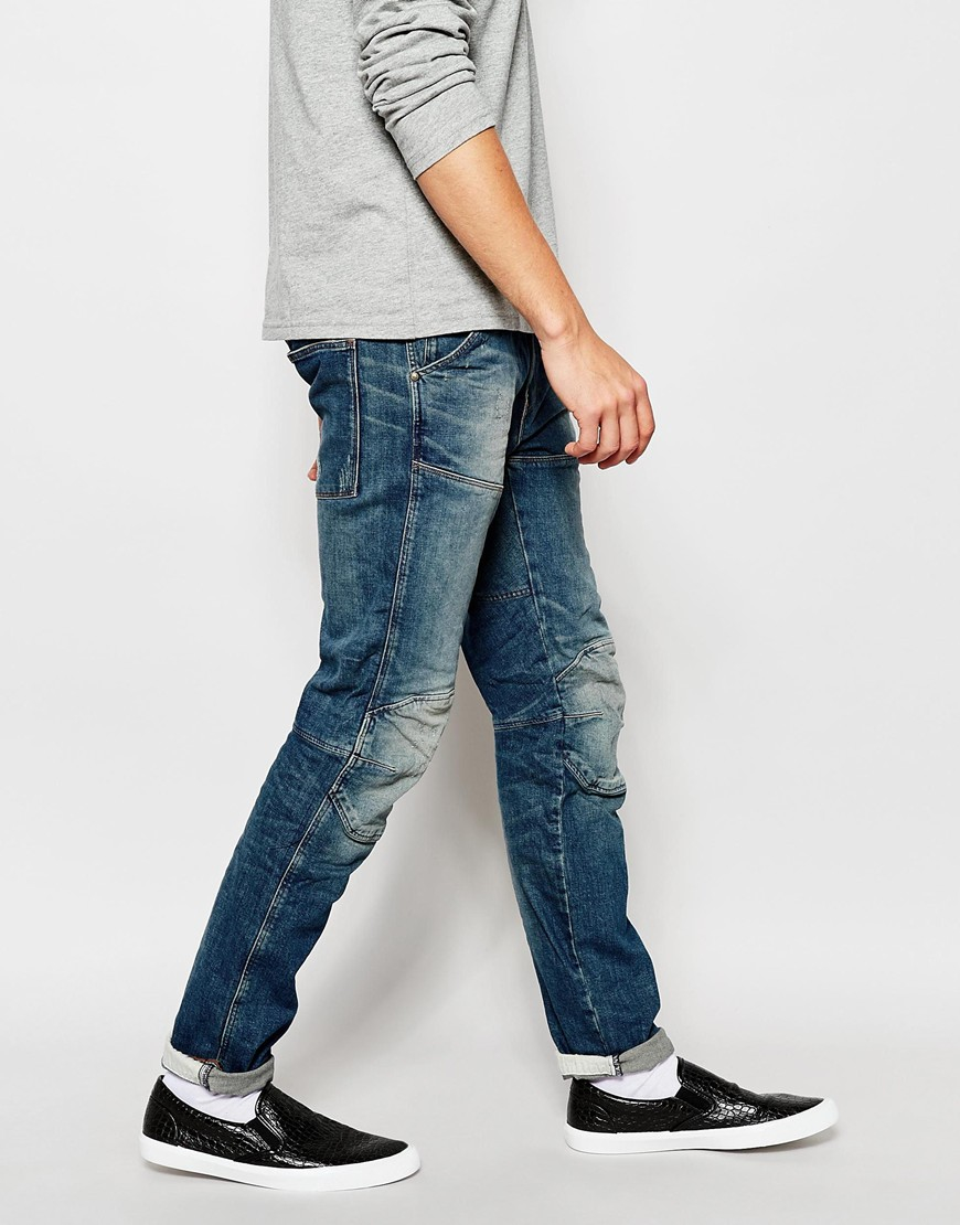 G-Star RAW Denim Jeans 5620 Elwood 3d Slim Fit Wils Stretch Dark Aged in  Blue for Men | Lyst
