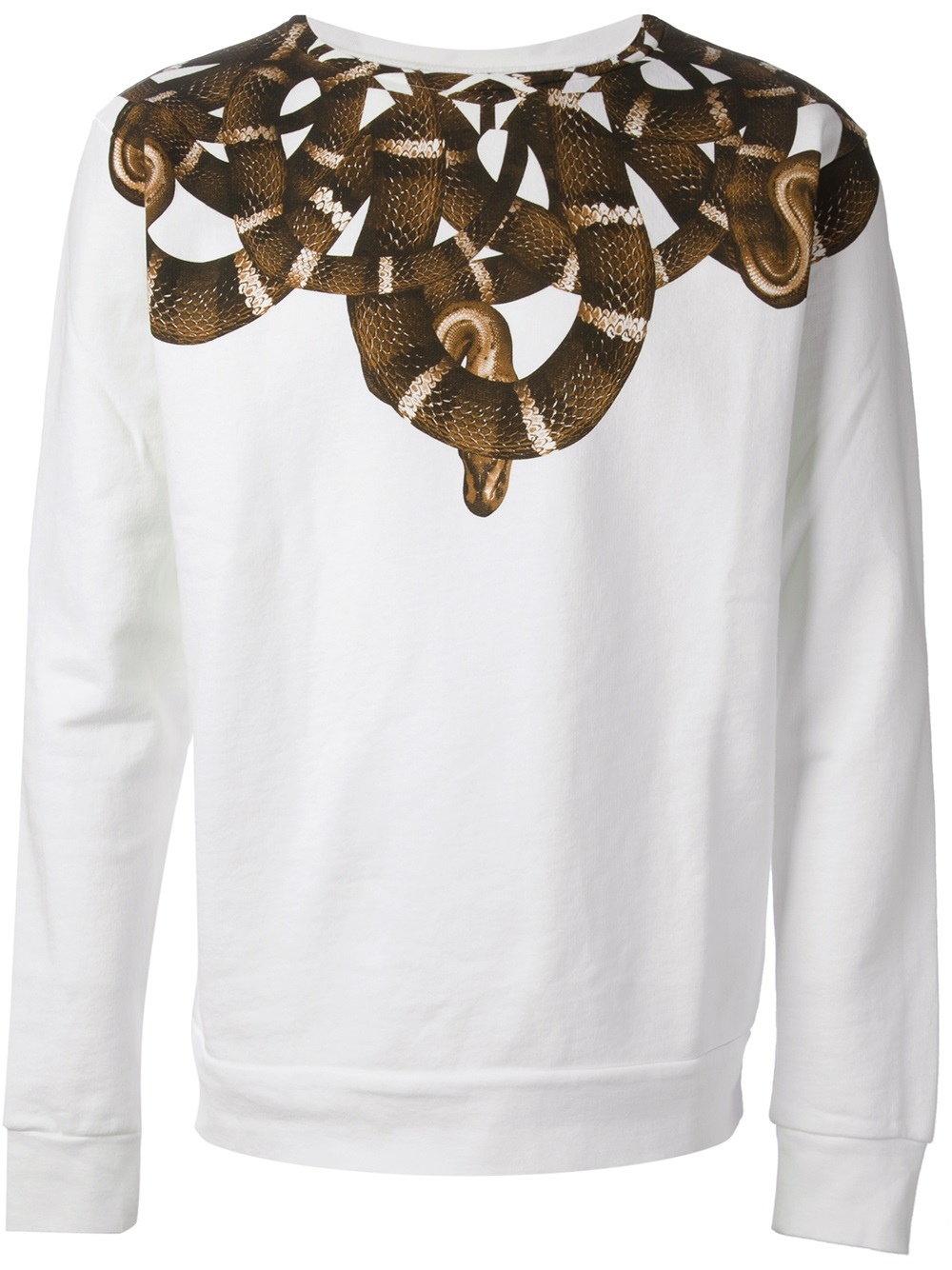 snake print sweater