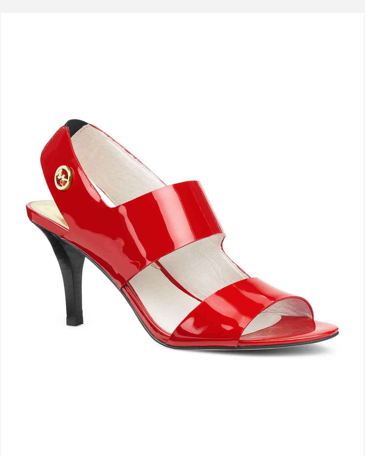 Michael Kors Rochelle Open Toe Sandal in Red Lyst