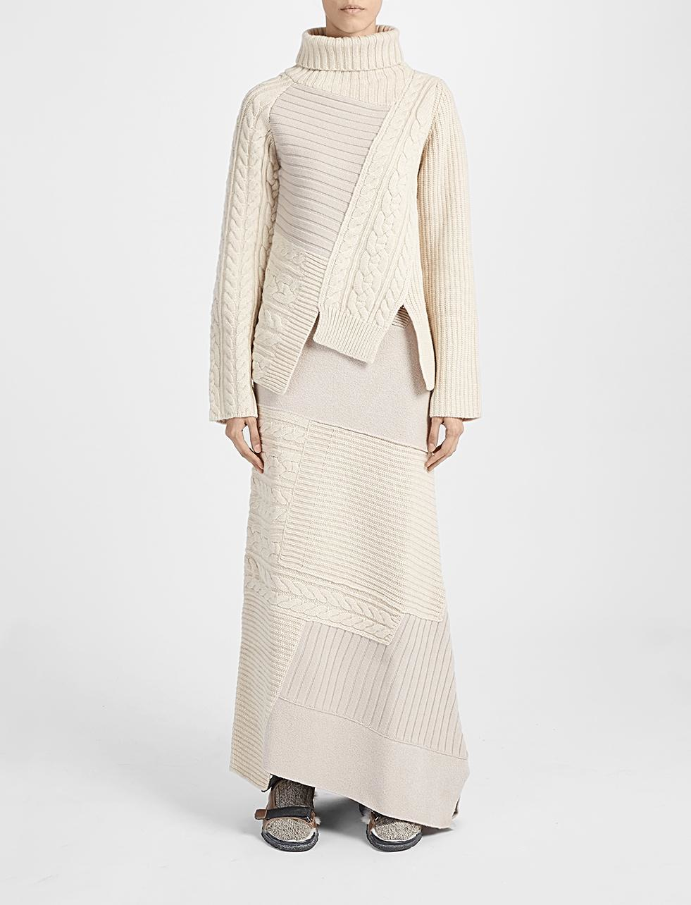 joseph high neck chunky knit