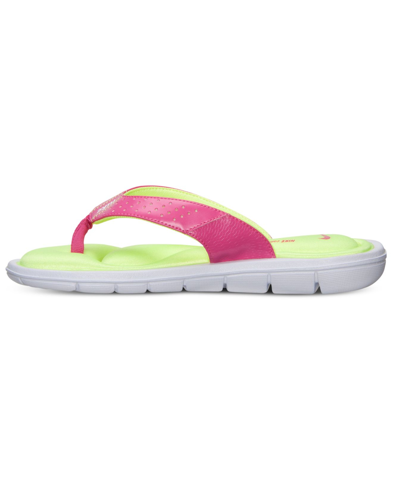 nike women's comfort thong sandals from finish line
