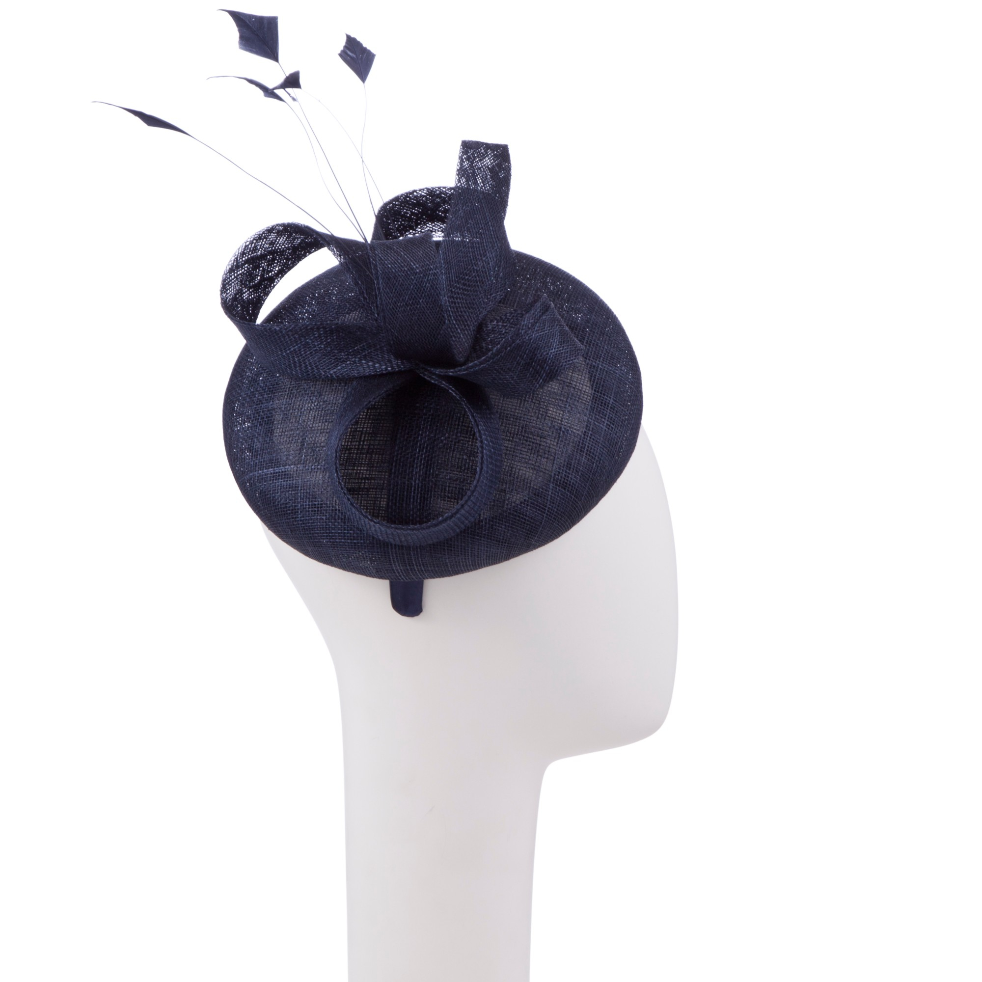 John Lewis Cat Round Pillbox Fascinator 