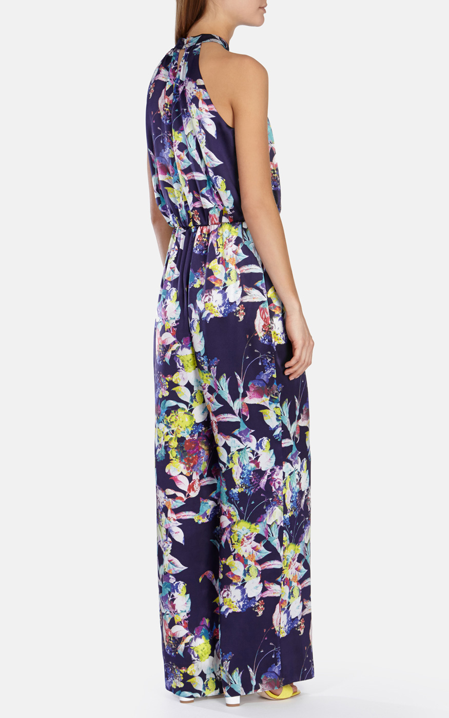 karen millen silk jumpsuit