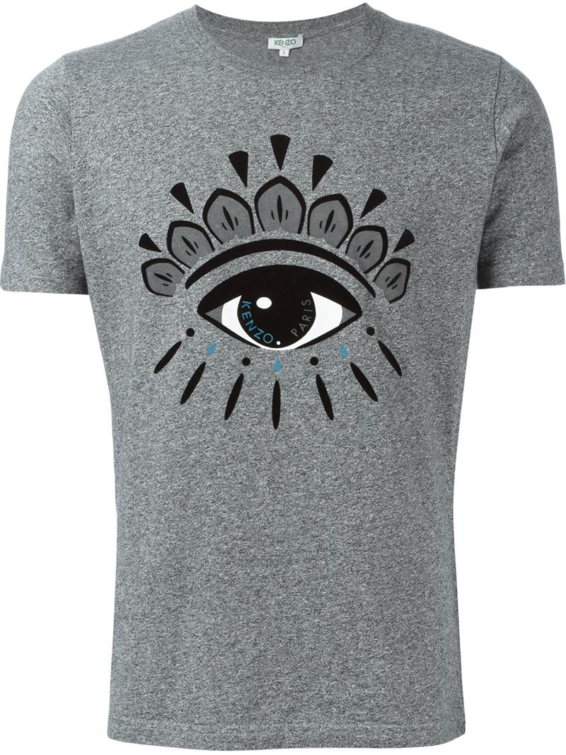 KENZO Cotton Big Eye Print T-shirt in 