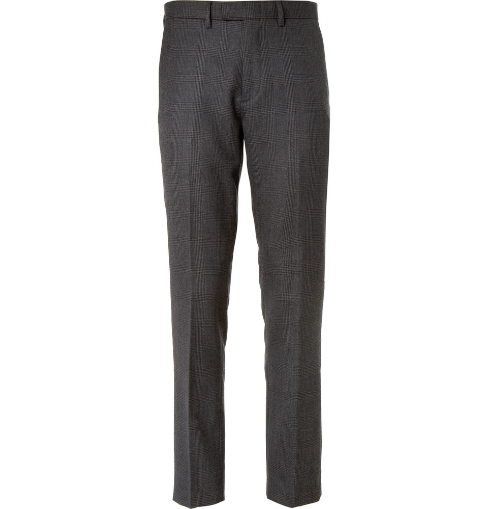 Lyst - J.Crew Bowery Slim-Fit Prince Of Wales Check Wool Trousers in ...