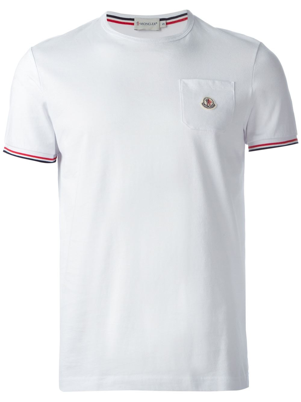 moncler white t shirt mens