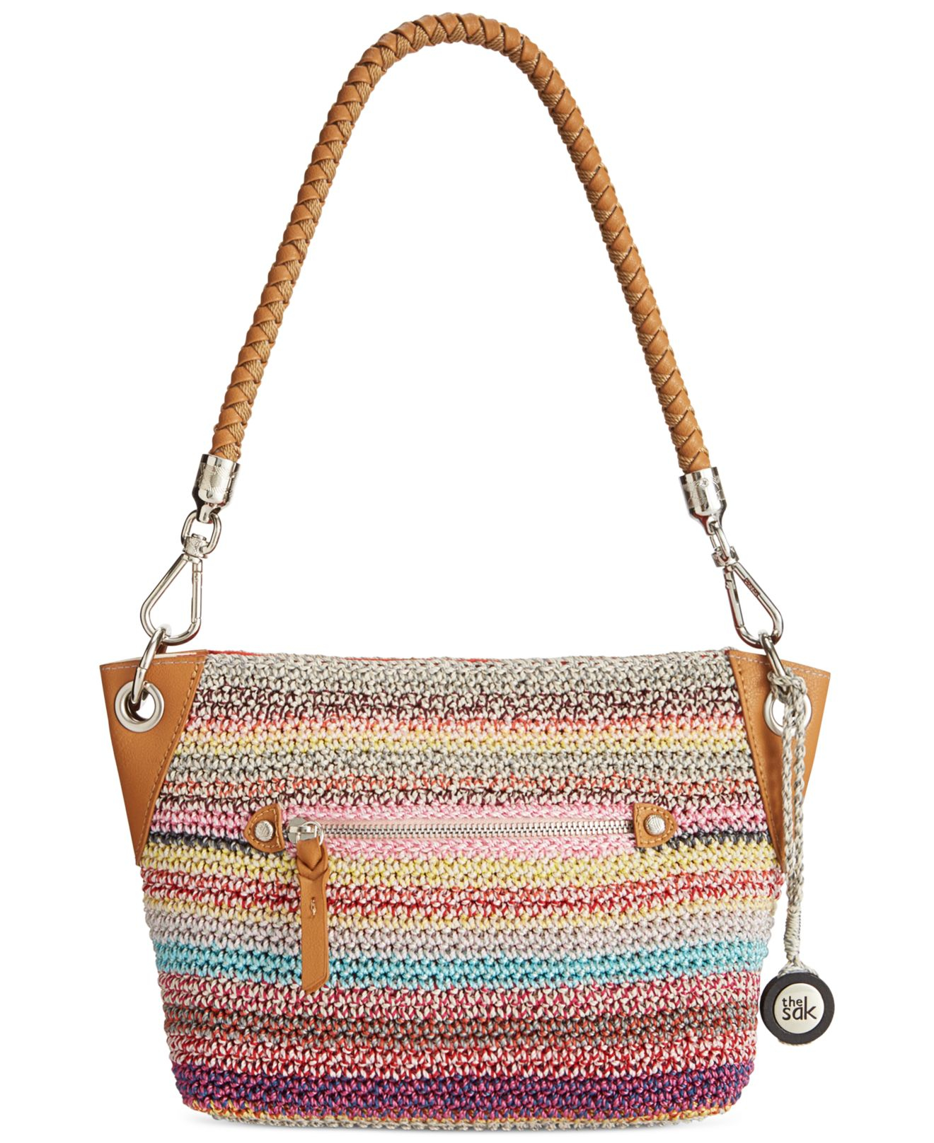 The Sak Portola Crochet Demi Bag in Multicolor (Festi stripe) Lyst