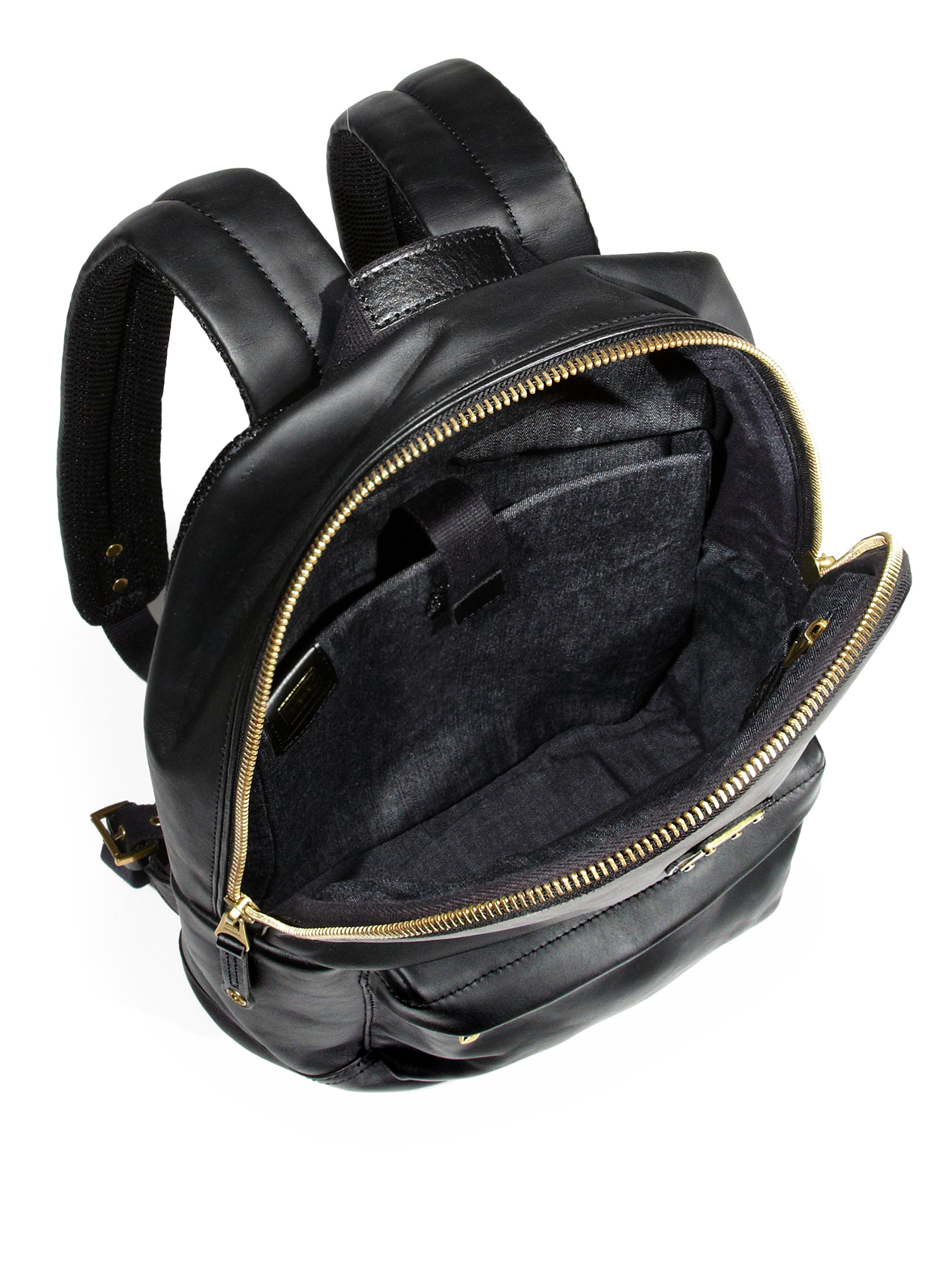 Lyst - Diesel Leather Clubber Backpack in Black for Men