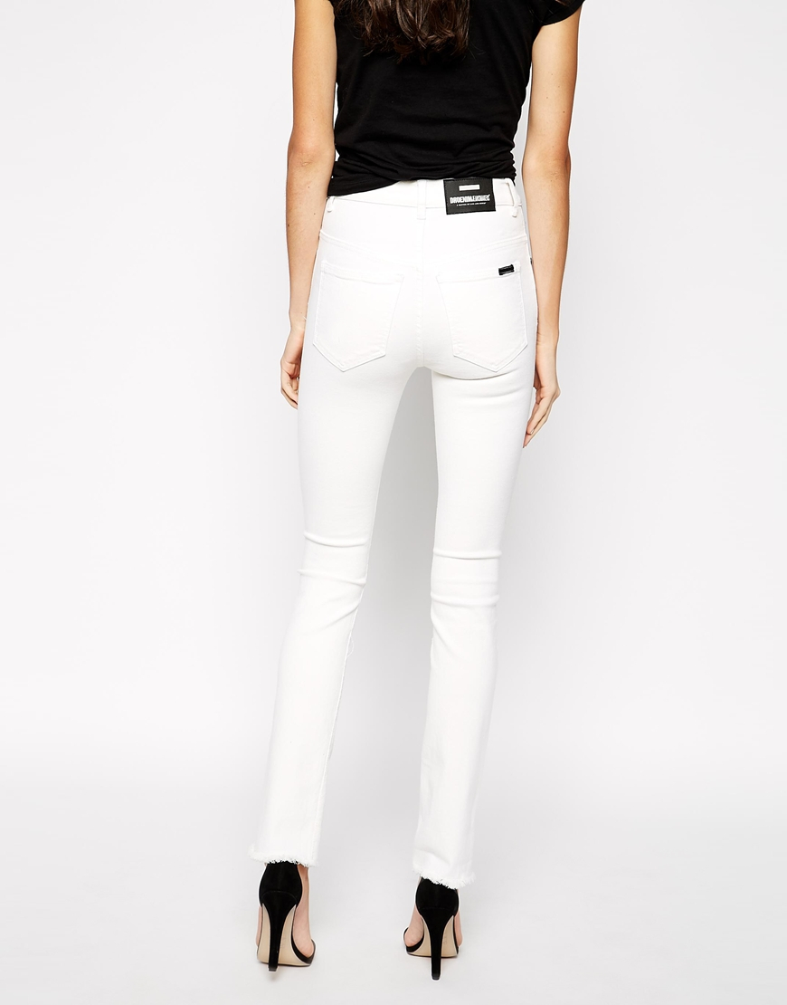 dr denim solitaire white