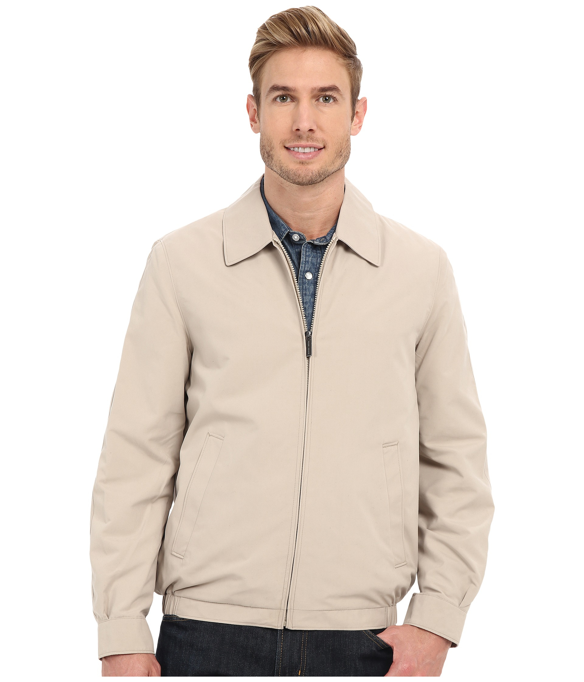 perry ellis portfolio microfiber jacket