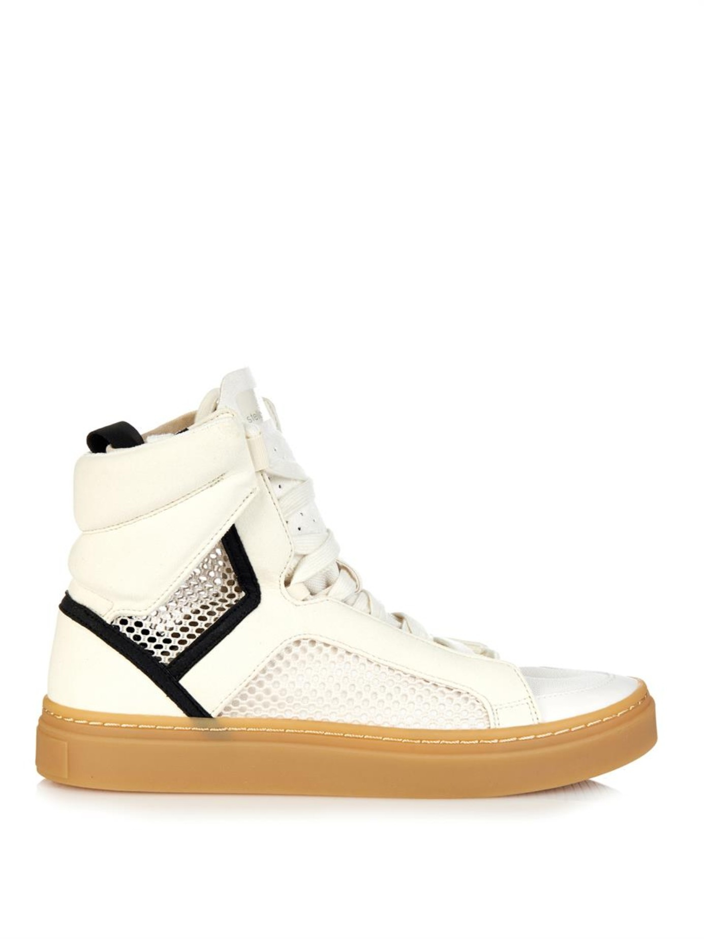 Adidas By Stella Mccartney Asamina High Top Sneakers In White Lyst