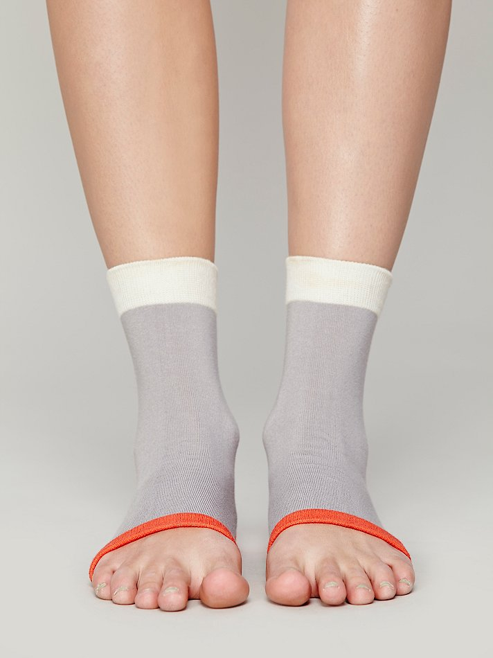 Free People Om Toeless Sock 3 Pack in Gray Lyst