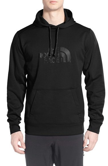 all black north face hoodie