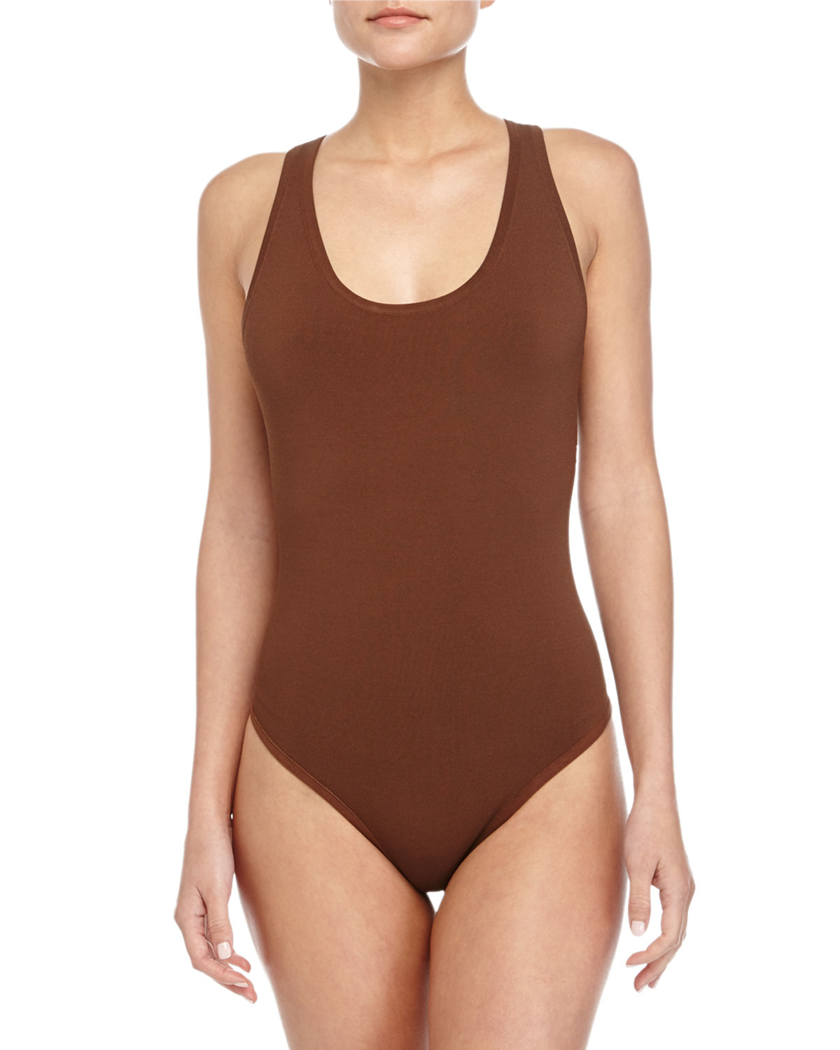 dark brown bodysuit