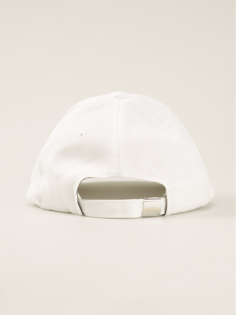 Stone Island Logo Baseball Cap in White for Men - Lyst