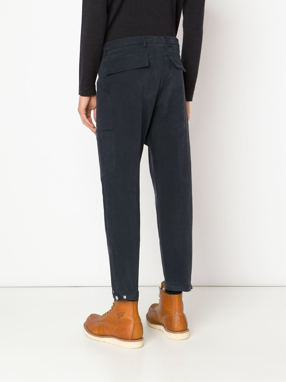 Lyst Umit Benan 'fisherman Pant' Trousers in Blue for Men