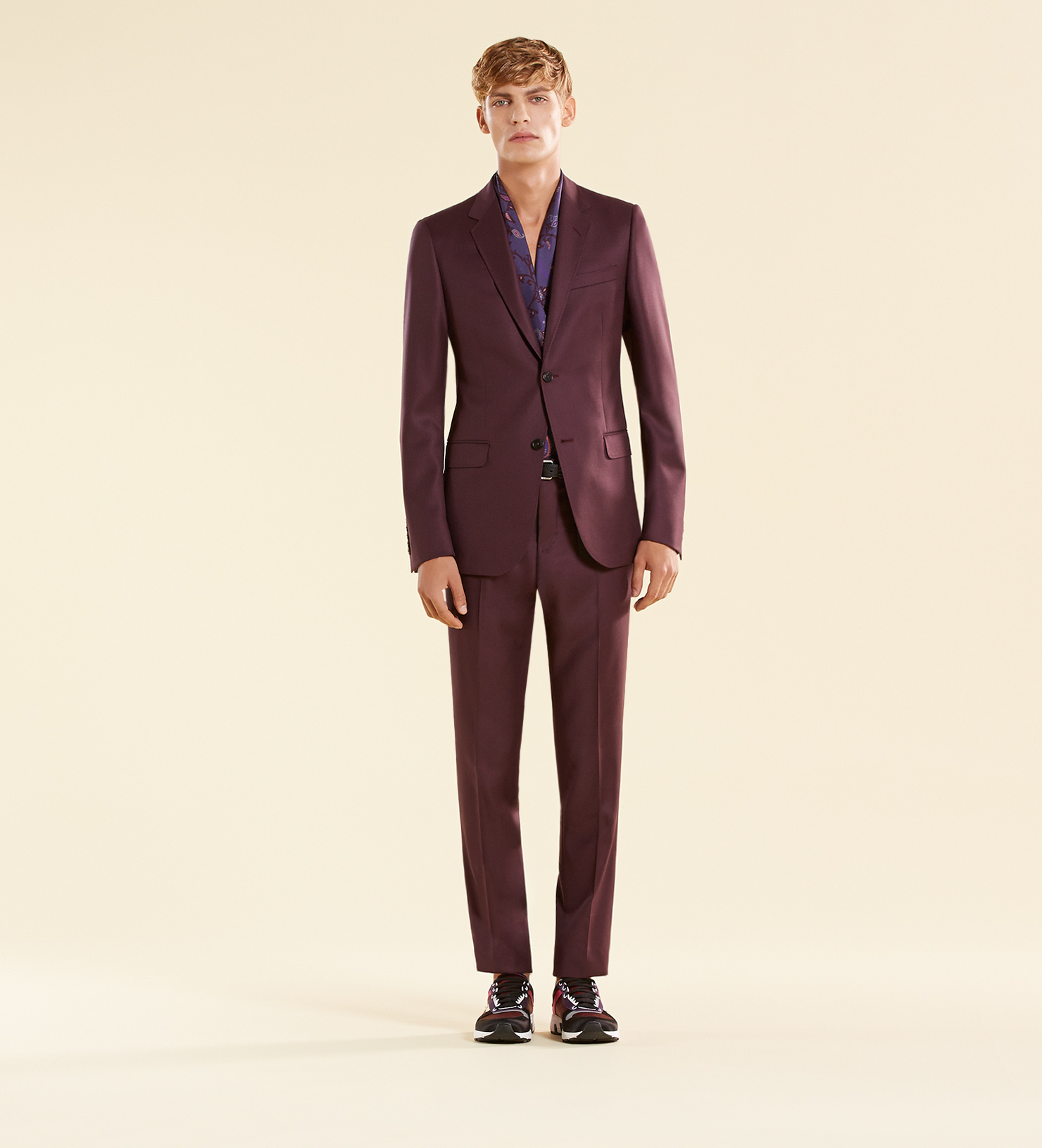 Gucci Purple Wool Mohair Monaco Suit for Men | Lyst