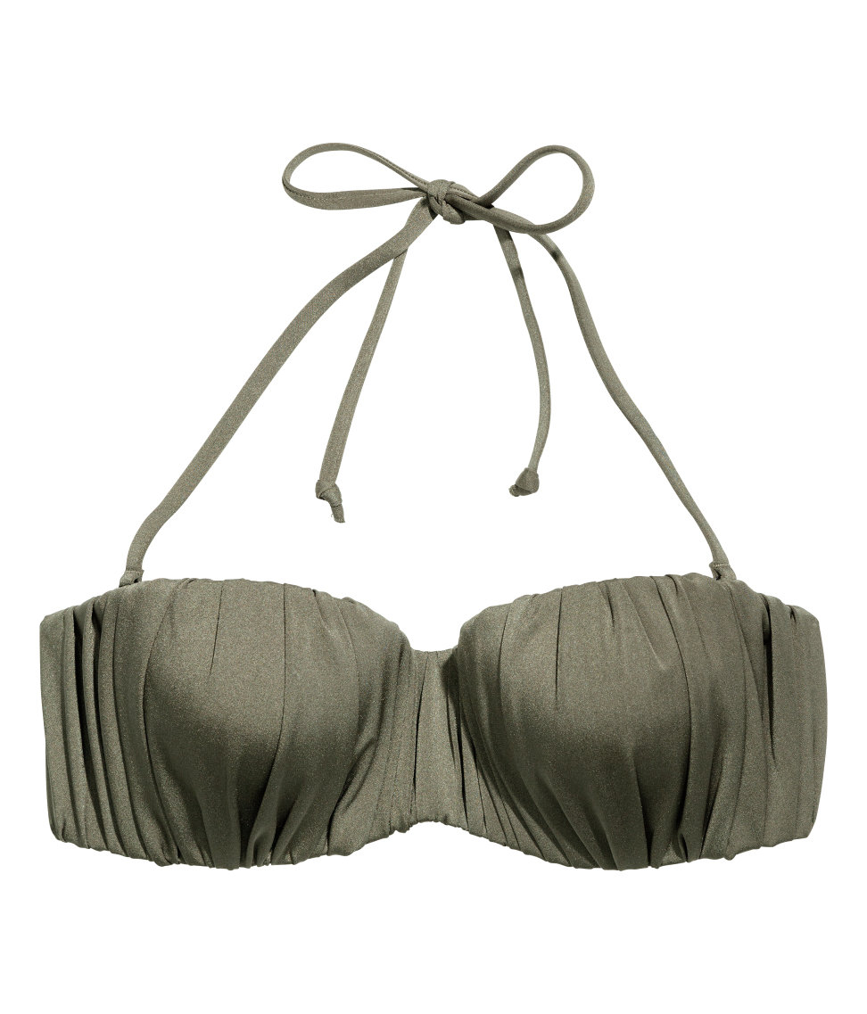 khaki bikini h&m