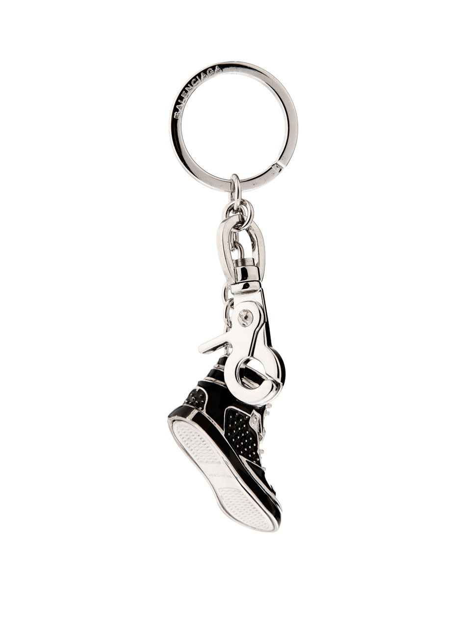 Balenciaga Classic Sneaker Key Ring in Black - Lyst