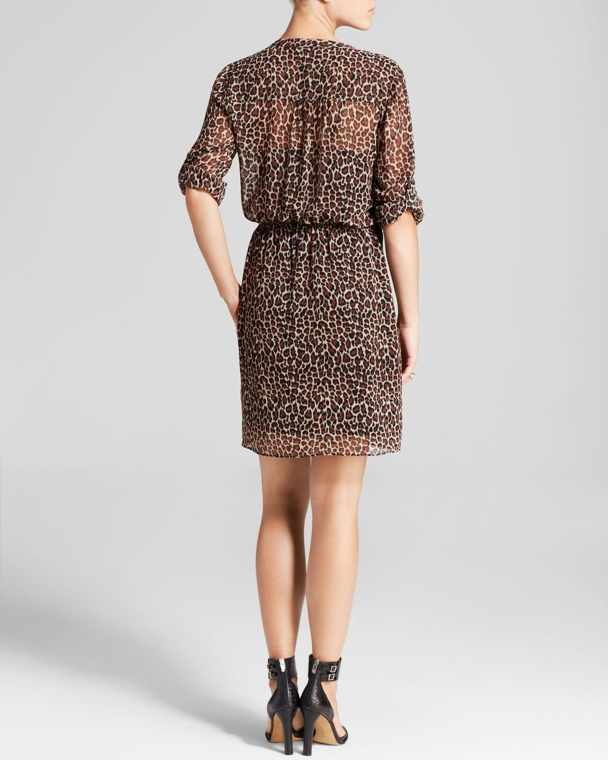 vince camuto leopard print dress