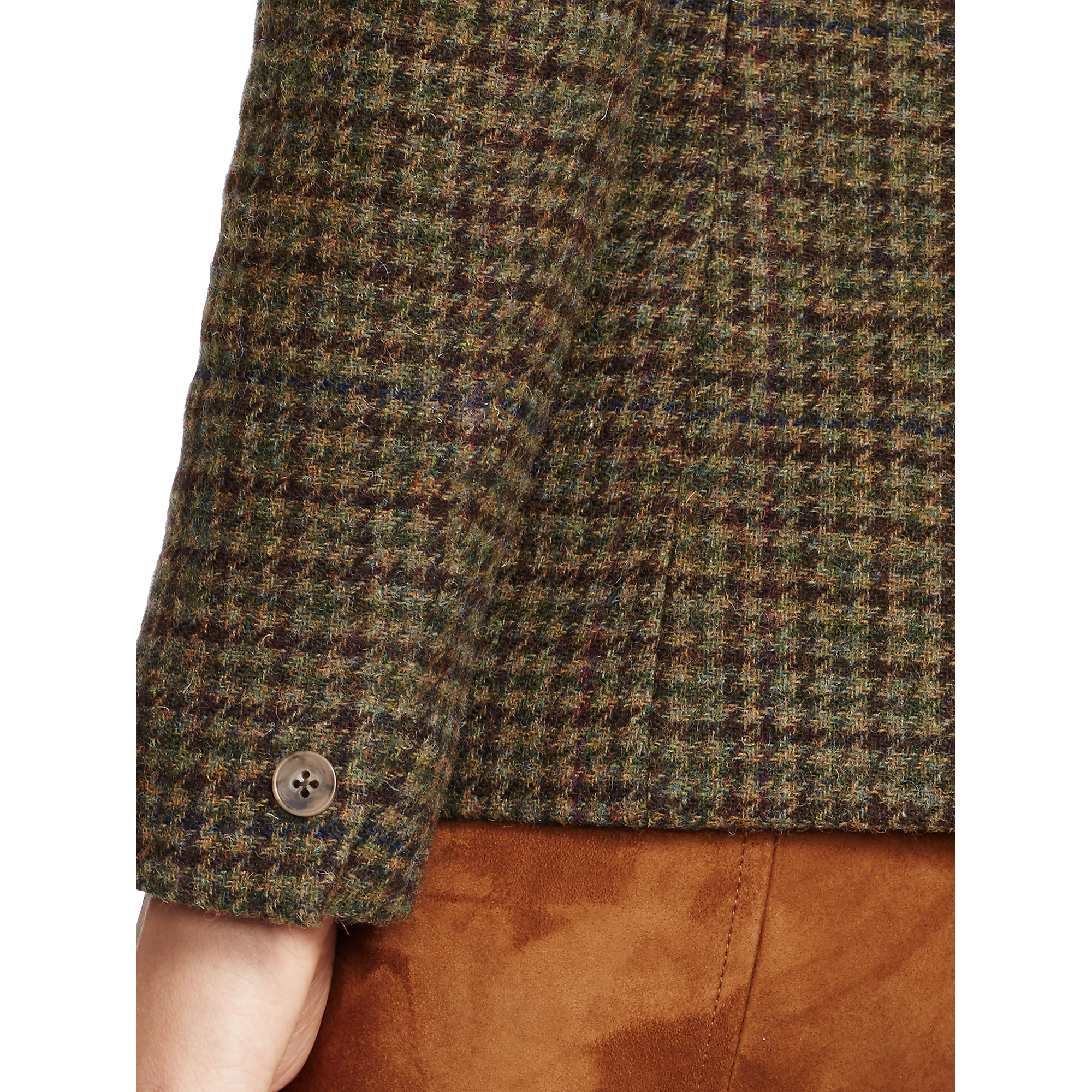 Polo Ralph Lauren Tweed Blazer in Green | Lyst