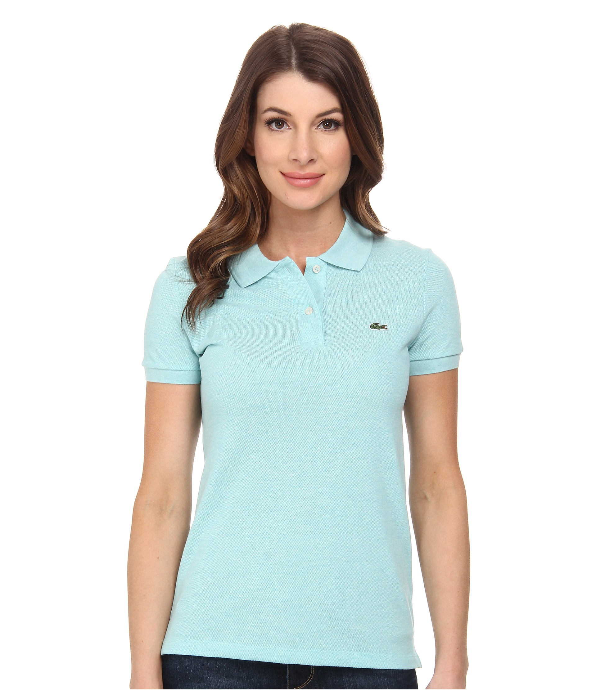 Lyst - Lacoste Short Sleeve Classic Fit Pique Polo Shirt in Blue