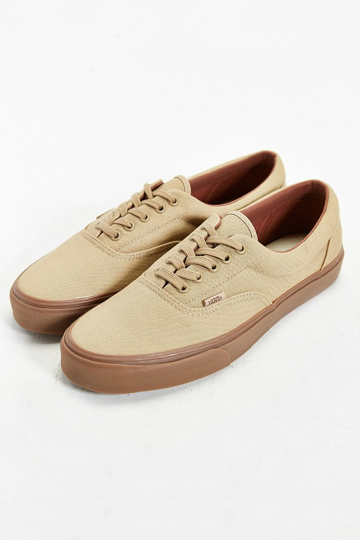 khaki vans gum sole