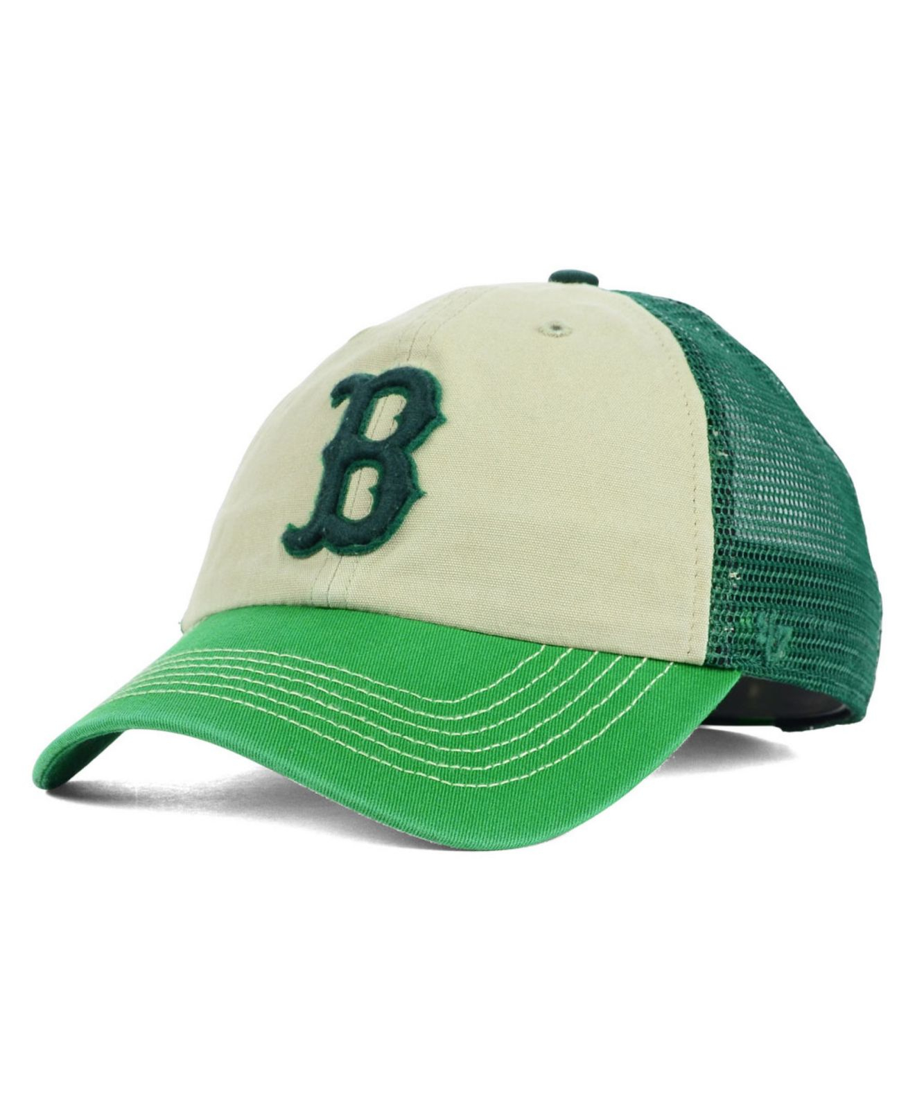 red sox trucker cap