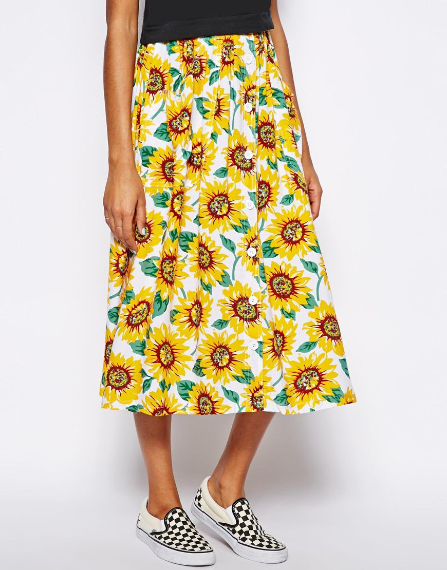 sunflower maxi skirt