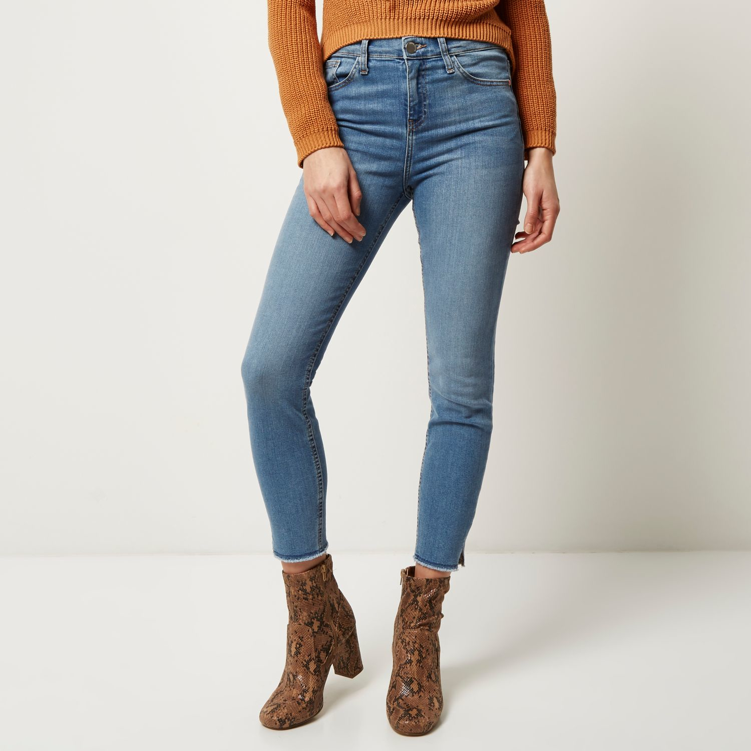 river island high waisted jeans