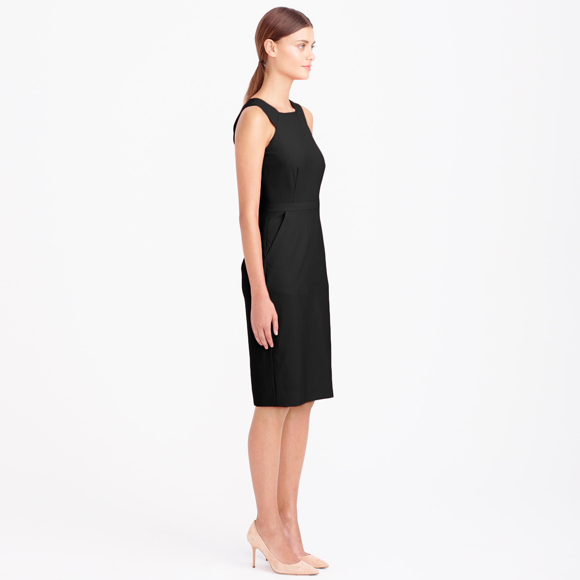 j crew black dress