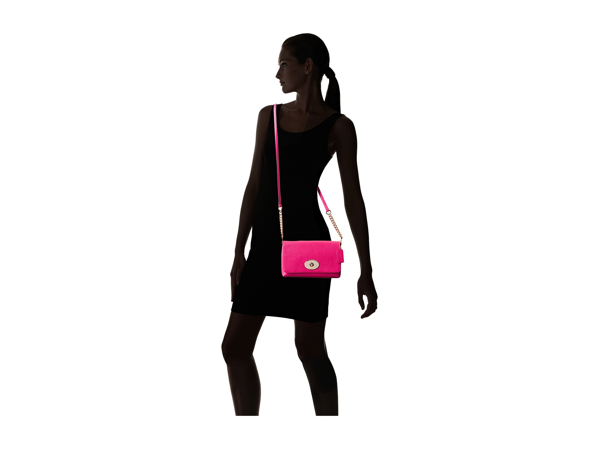 crosstown crossbody in pebble leather