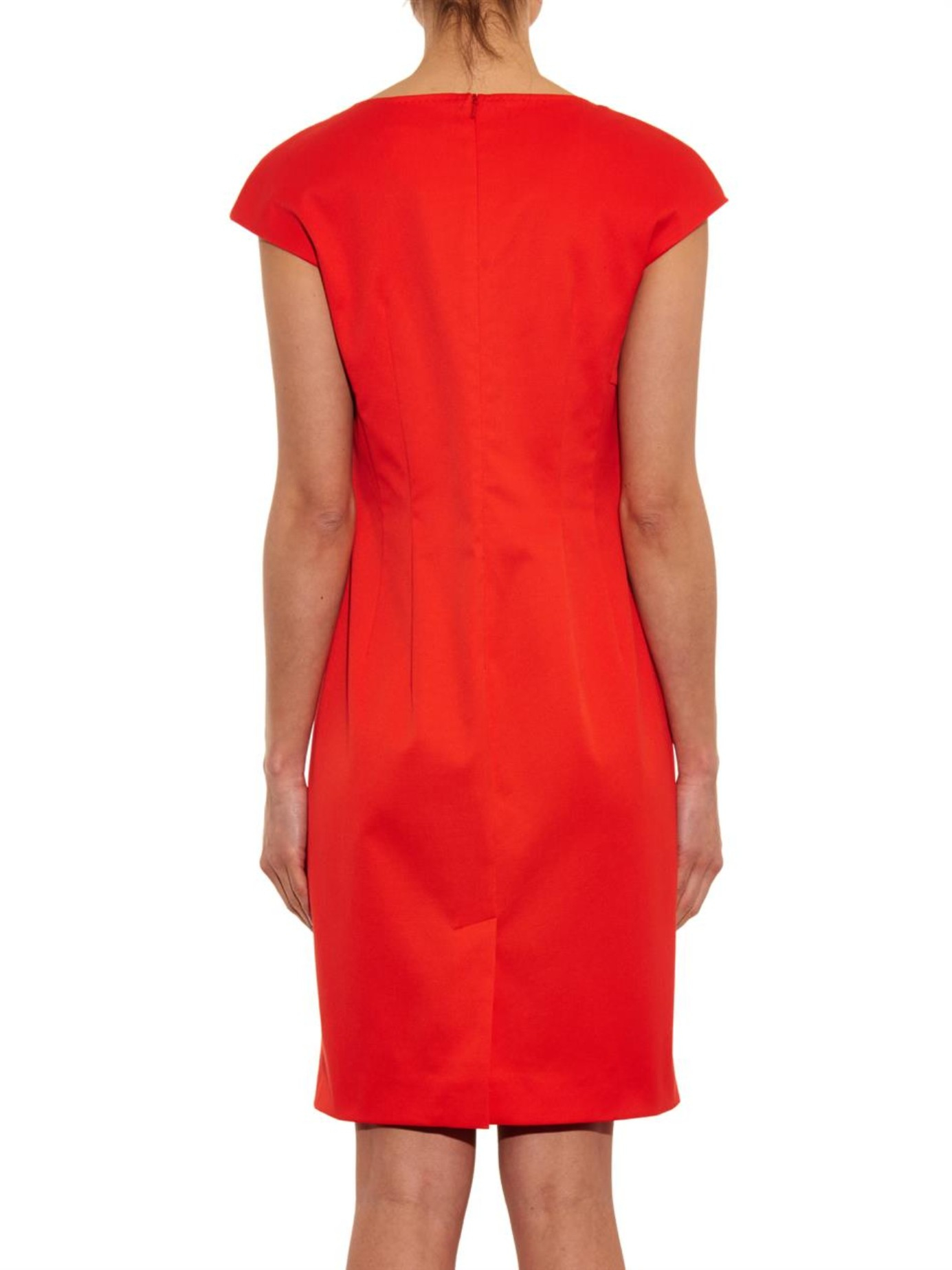 max mara orange dress