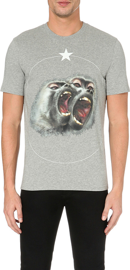 givenchy screaming monkey t shirt
