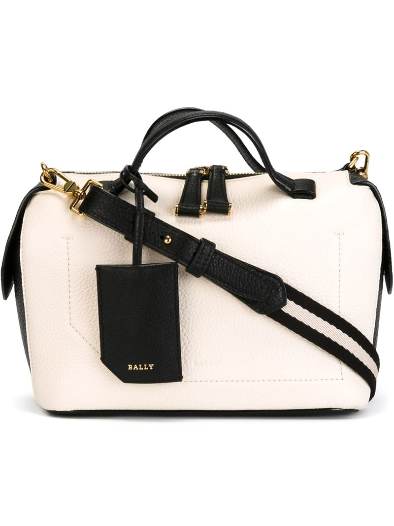 Bally Small 'kissen' Tote in White - Lyst