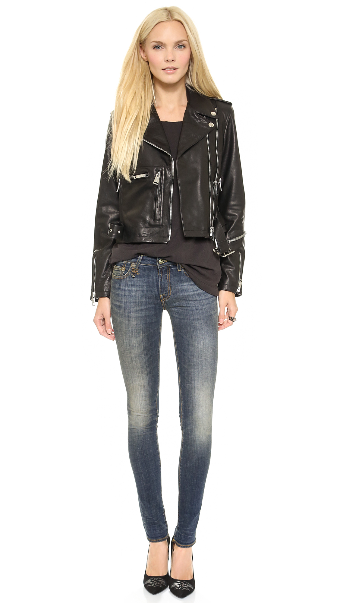 R13 Skinny Jeans - New Vintage In Blue