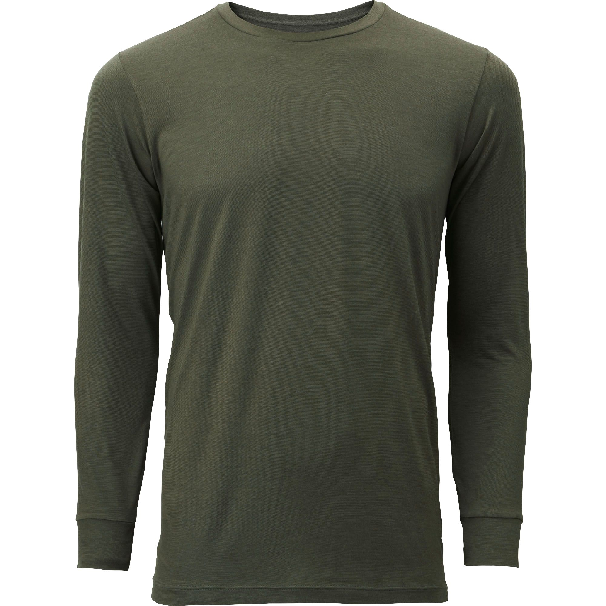 Uniqlo Men Heattech Crewneck T-shirt (long Sleeve) in Green for Men ...