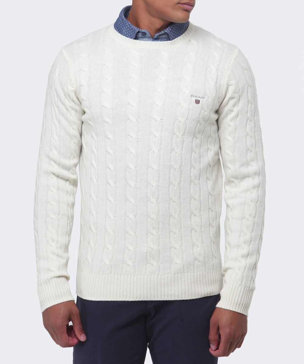 gant white sweater