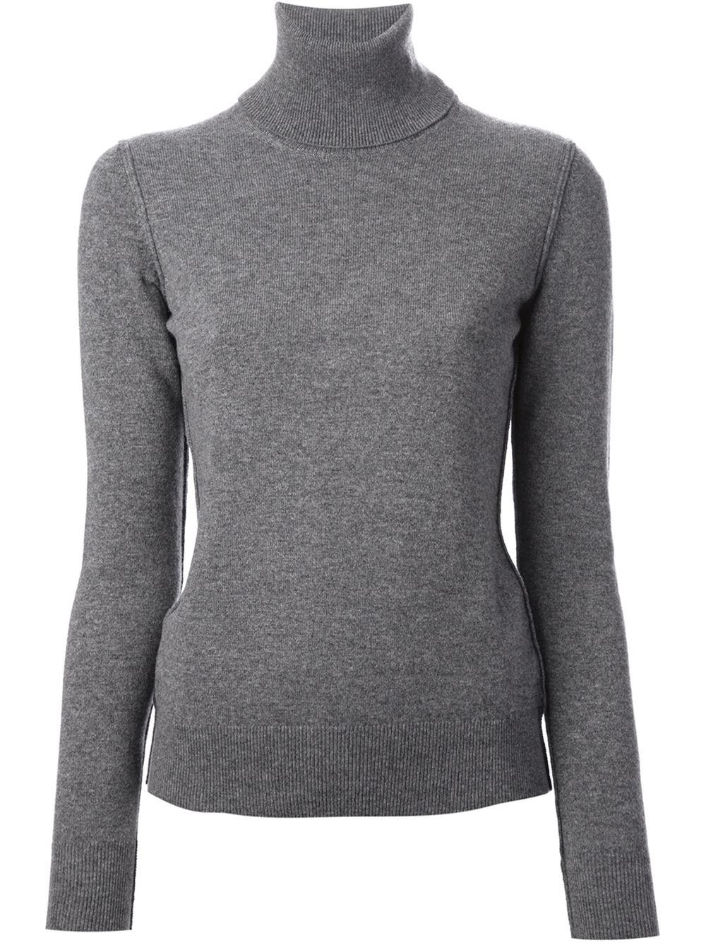 Dolce & Gabbana Turtle Neck Sweater in Gray (grey) | Lyst